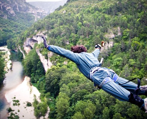 saut elastique 107 metres gorges tarn